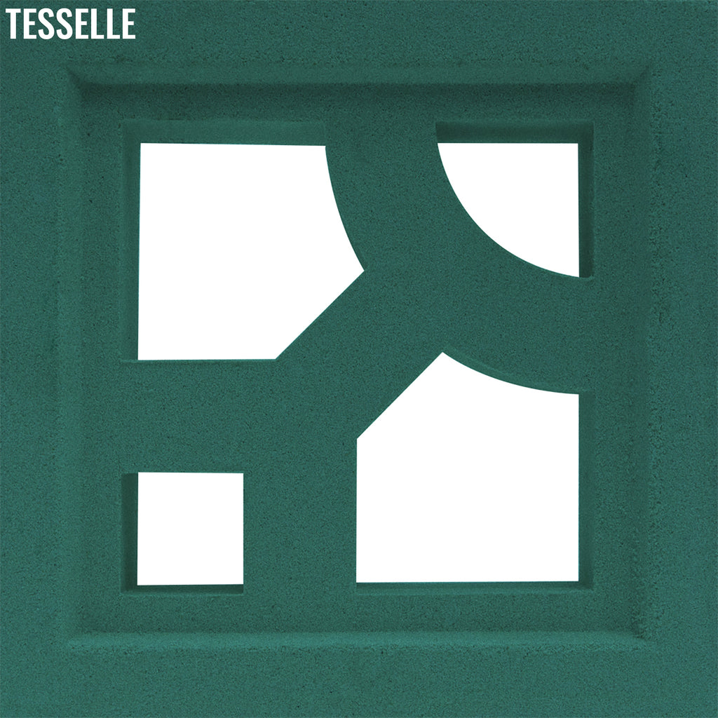 Structure Jade Green 7.5" Cement Breeze Block