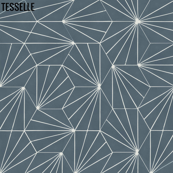 Sunray Denim 9x8" Hexagonal Cement Tile