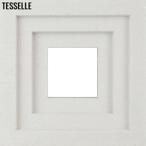 Terrace Lily White 7.5" Cement Breeze Block