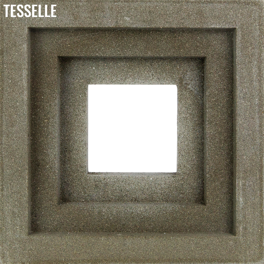Terrace Natural Cement 7.5" Breeze Block | Grey