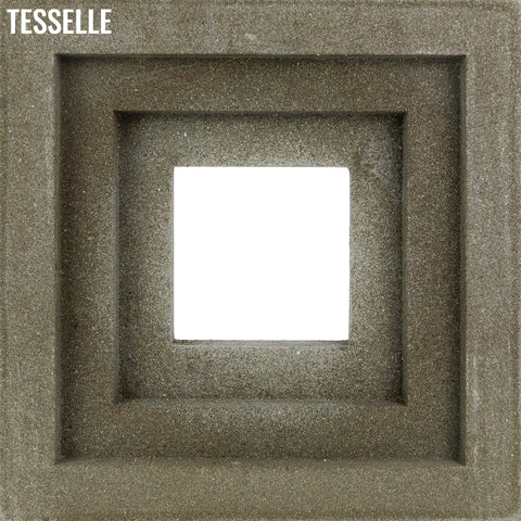 Terrace Natural Cement 7.5" Breeze Block | Grey