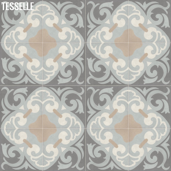 Tolosa Oria 8" Square Cement Tile 1
