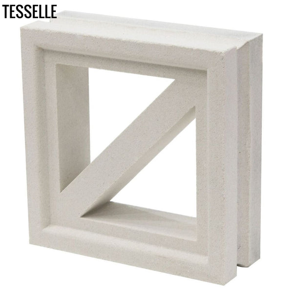 Traverse Lily White 7.5" Cement Breeze Block4