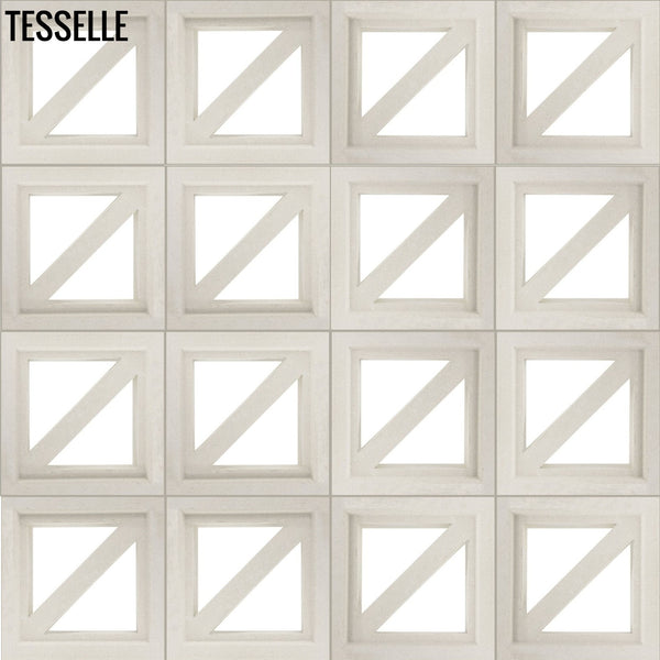Traverse Lily White 7.5" Cement Breeze Block2