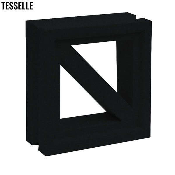 Traverse Coal Black 7.5" Cement Breeze Block 1