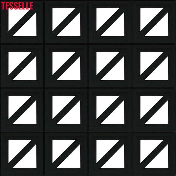 Traverse Coal Black 7.5" Cement Breeze Block 2