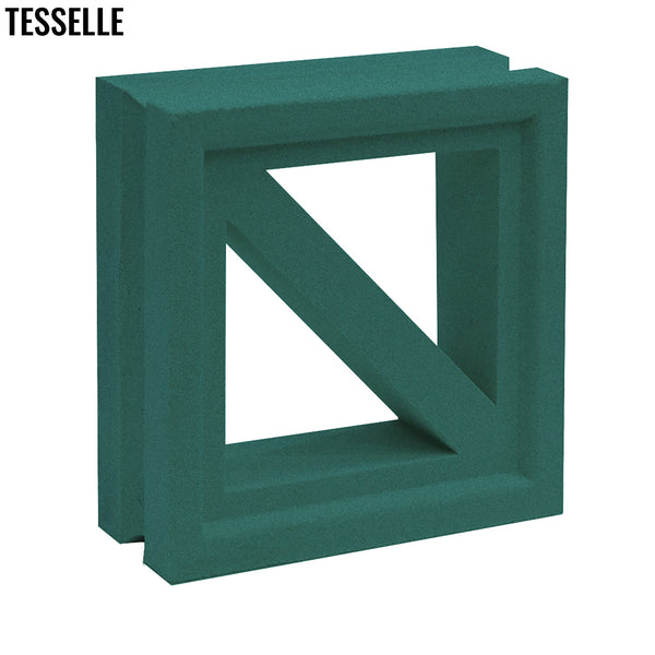 Traverse Jade Green 7.5" Cement Breeze Block 1