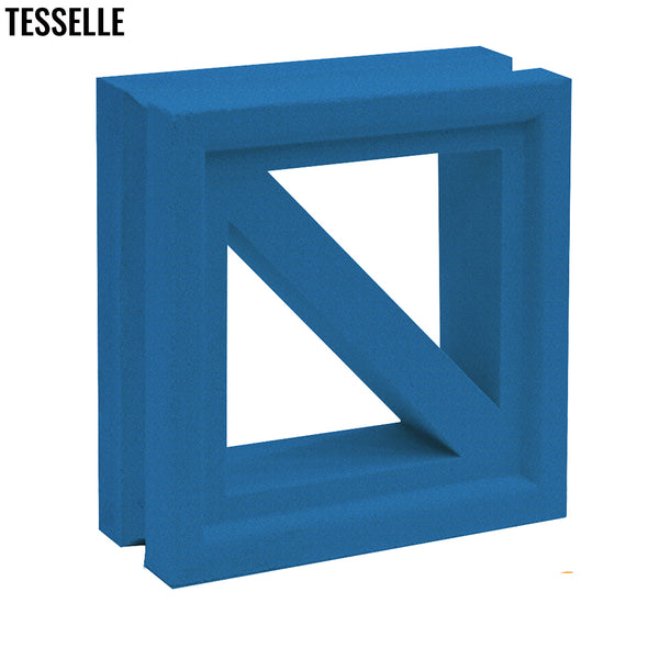 Traverse River Blue 7.5" Cement Breeze Block 1