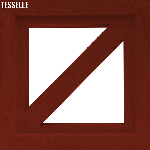 Traverse Scarlet Red 7.5" Cement Breeze Block