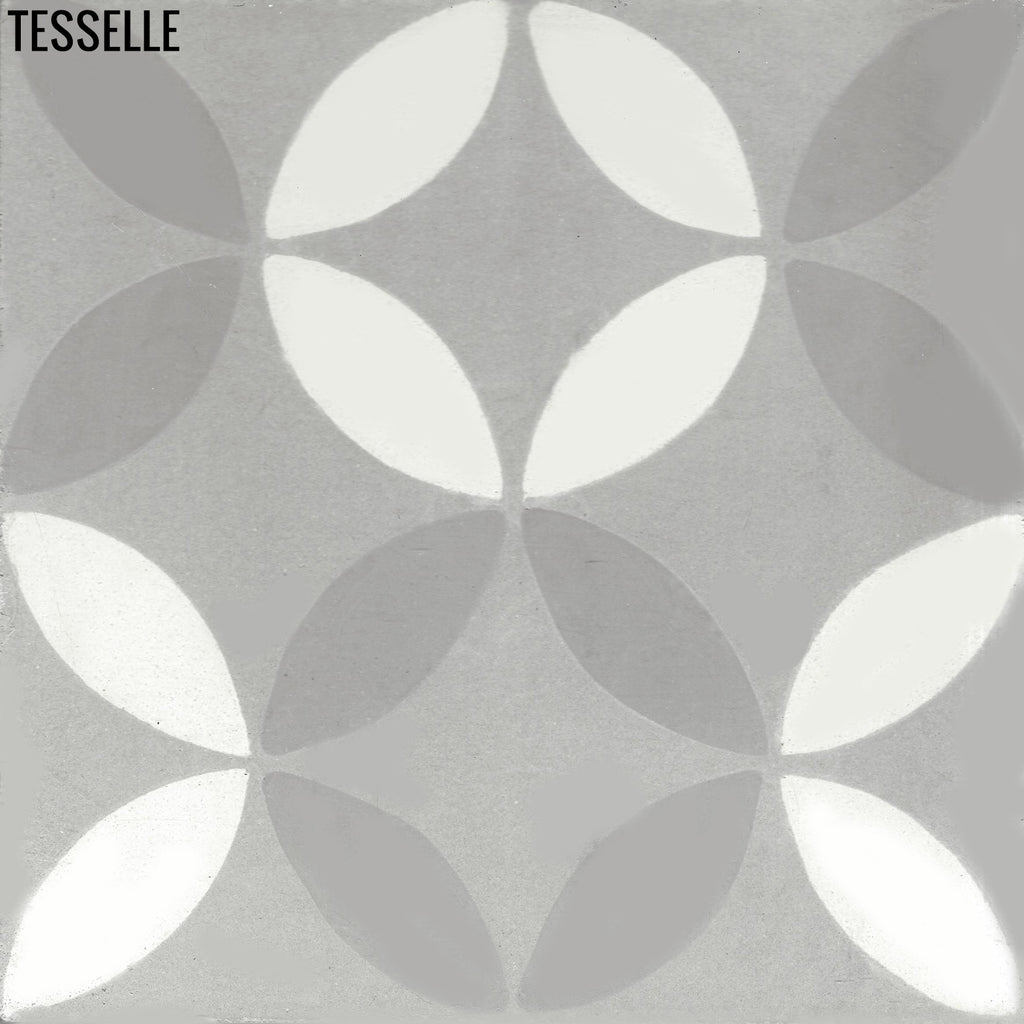 Tropez Chemin 8" Square Cement Tile