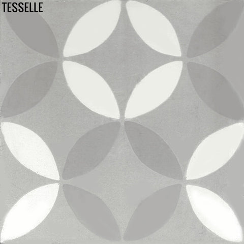Tropez Chemin 8" Square Cement Tile