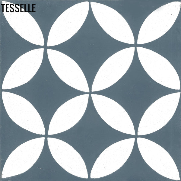 Tropez Ocean 8" Square Cement Tile
