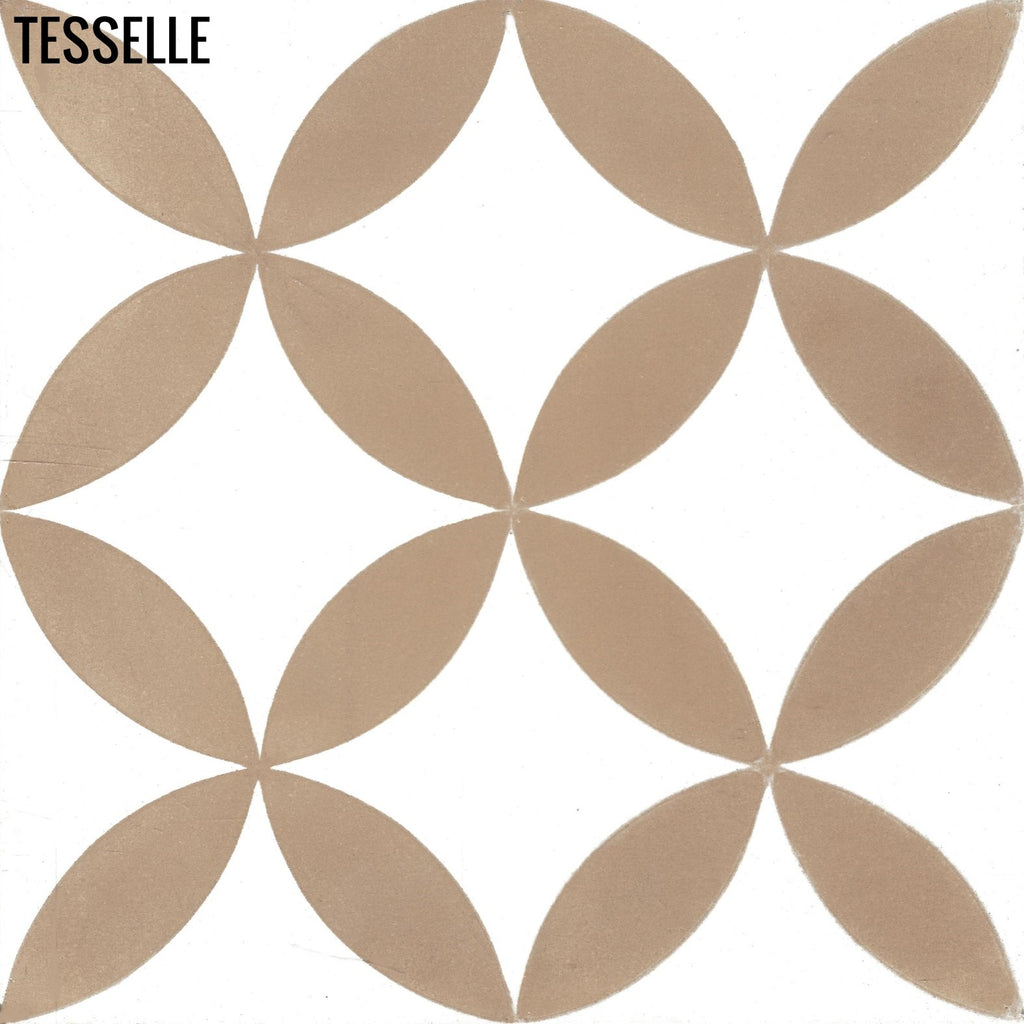 Tropez Sandbar 8" Square Cement Tile