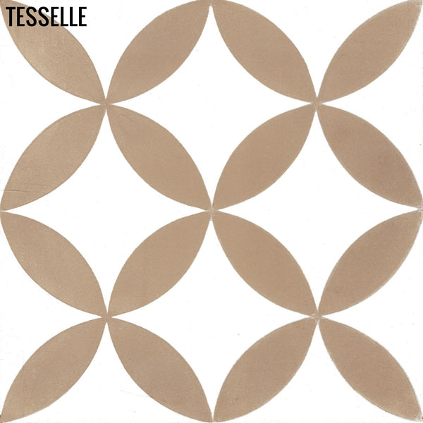 Tropez Sandbar 8" Square Cement Tile