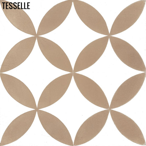 Tropez Sandbar 8" Square Cement Tile