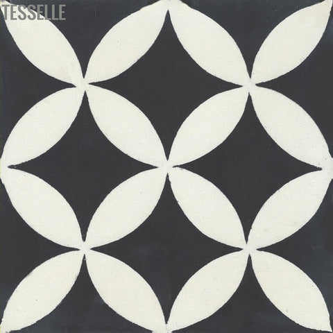 Tropez Nocturne 8" Square Cement Tile