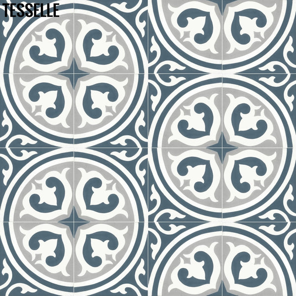 Villa La Paz 8" Square Cement Tile 2