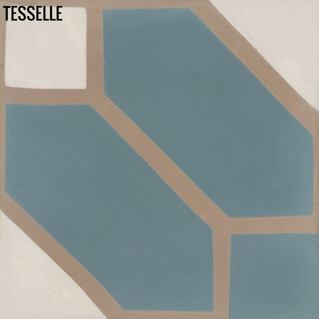 Zahra Dawn 8" Square Cement Tile
