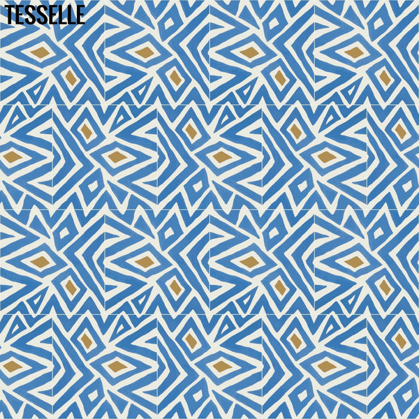 Zanzi Moxie 8" Square Cement Tile Layout 4