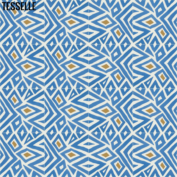 Zanzi Moxie 8" Square Cement Tile Layout 5
