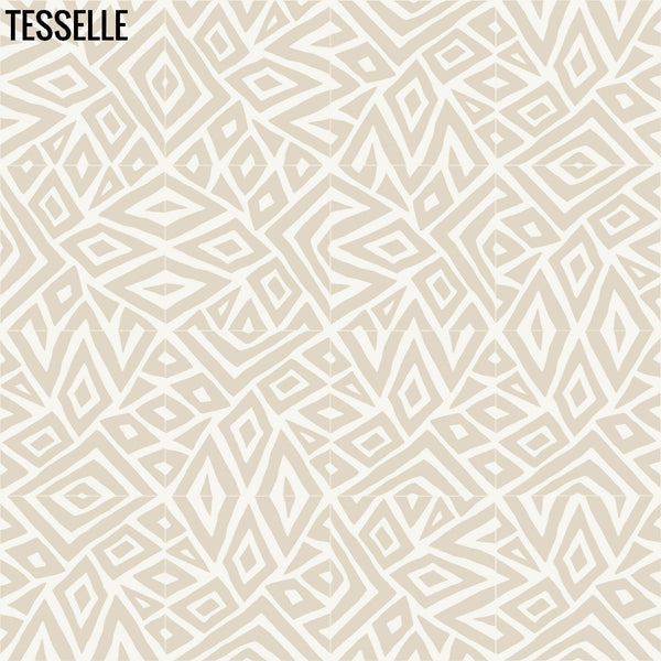 Zanzi Verve 8" Square Cement Tile Random Layout