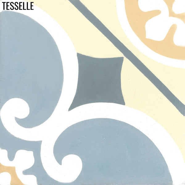 Zaragoza Narciso 8" Square Cement Tile
