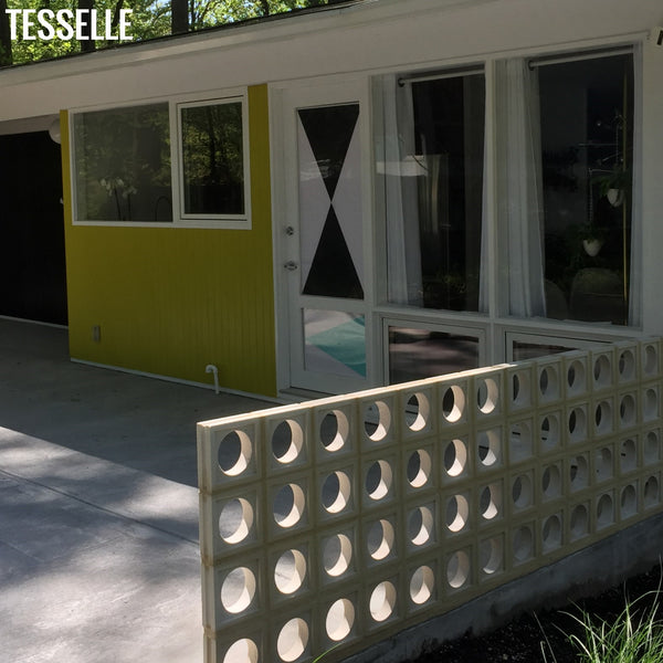 Orb White 7.5" Cement Breeze Block