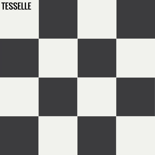checkerboard cement tile