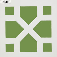 Zephyr Crossing Basil 8" Square Cement Tile