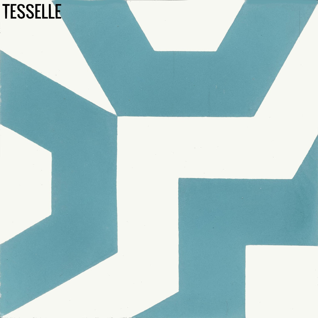 Dekko Aquamarine 8x8 cement tile