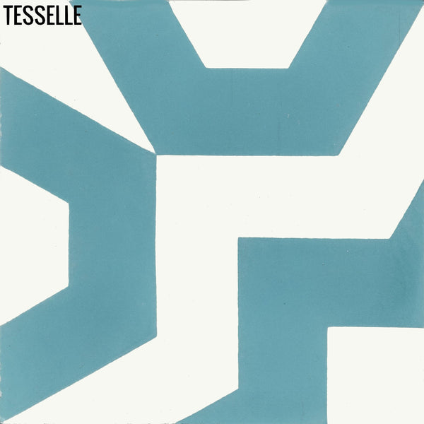 Dekko Aquamarine 8x8 cement tile
