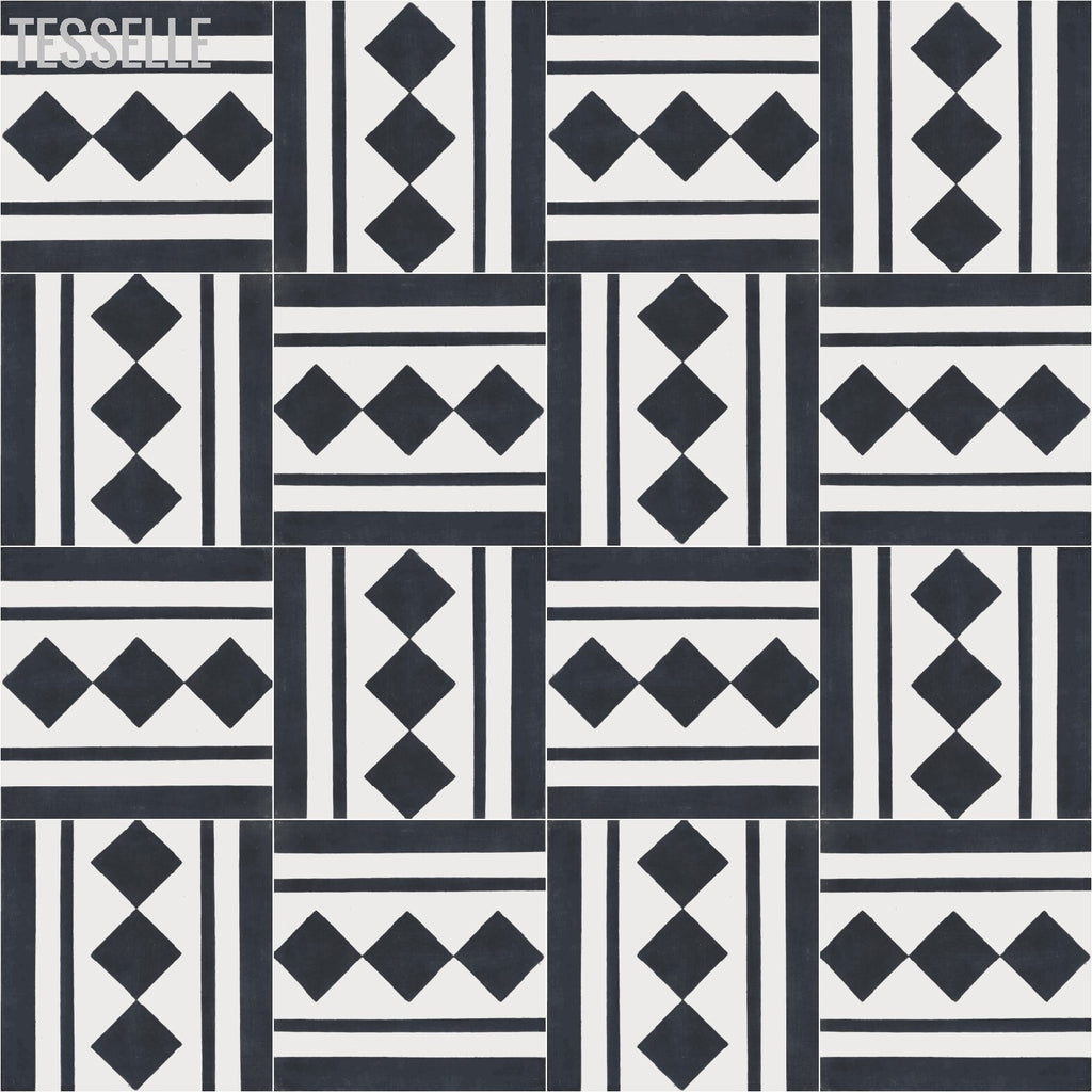 Echo Lava 8" Square Cement Tile