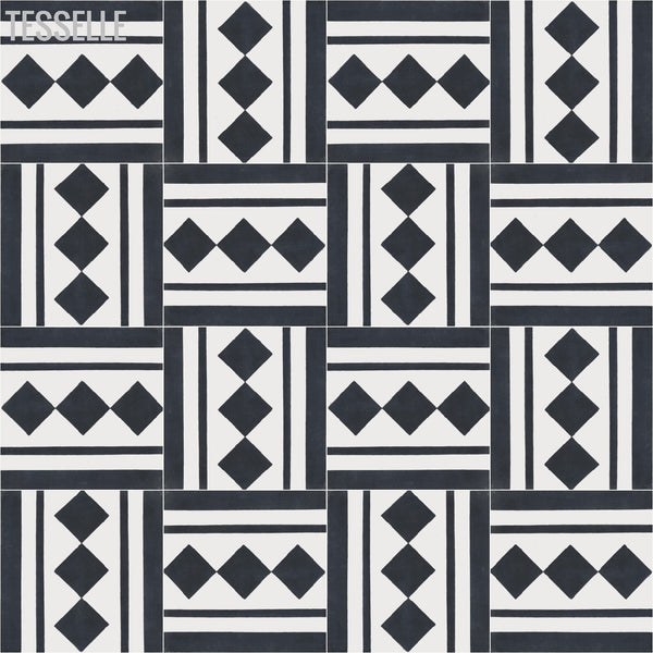 Echo Lava 8" Square Cement Tile