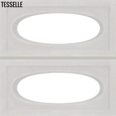 Ellipse White 15.4" x 7.5" Breeze Blocks by Shag
