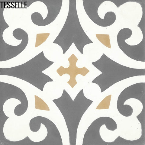 Hallstatt Slate 8" Square Cement Tile