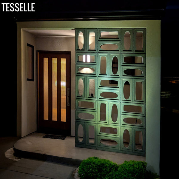 Ellipse and Lozenge Breeze Blocks by Shag