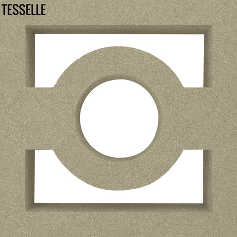 High Beam Taupe 7.5" Cement Breeze Block by Karin Jeske