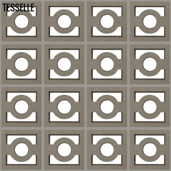 High Beam Grey 7.5" Cement Breeze Block by Karin Jeske  1