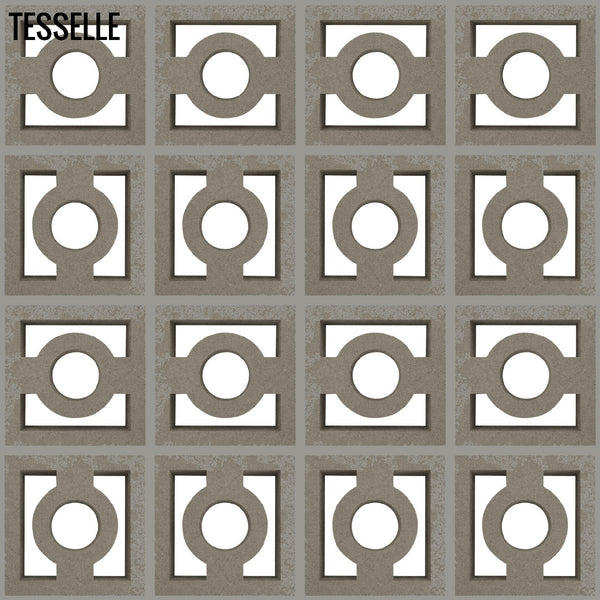 High Beam Grey 7.5" Cement Breeze Block by Karin Jeske  3
