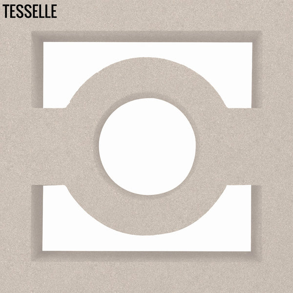 High Beam Taupe 7.5" Cement Breeze Block by Karin Jeske