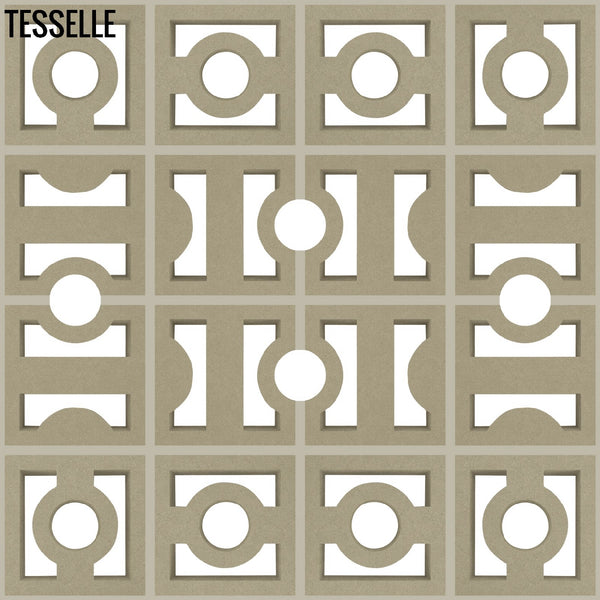 High + Low Beam Taupe 7.5" Cement Breeze Blocks by Karin Jeske 8