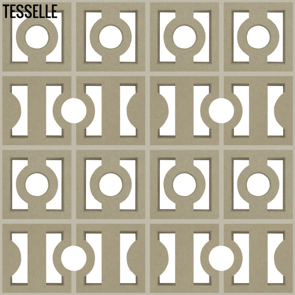 High + Low Beam Taupe 7.5" Cement Breeze Blocks by Karin Jeske 10