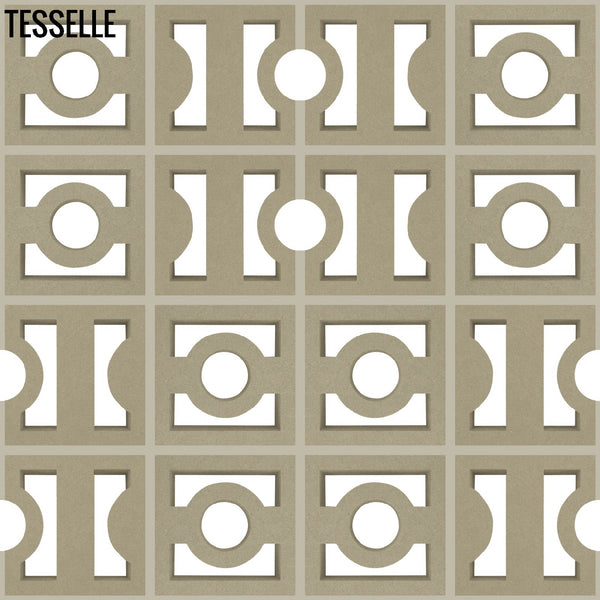 High + Low Beam Taupe 7.5" Cement Breeze Blocks by Karin Jeske 4