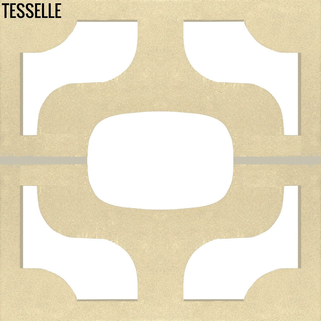 Ipanema Sand 15.4" x 7.5"  Breeze Blocks by Karin Jeske