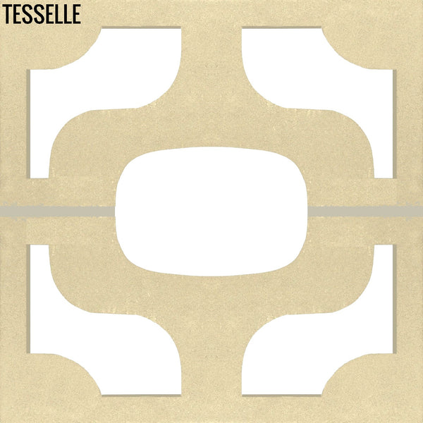 Ipanema Sand 15.4" x 7.5"  Breeze Blocks by Karin Jeske
