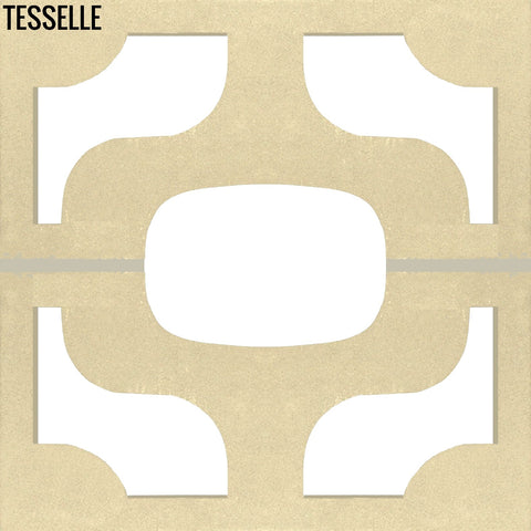 Ipanema Sand 15.4" x 7.5"  Breeze Blocks by Karin Jeske
