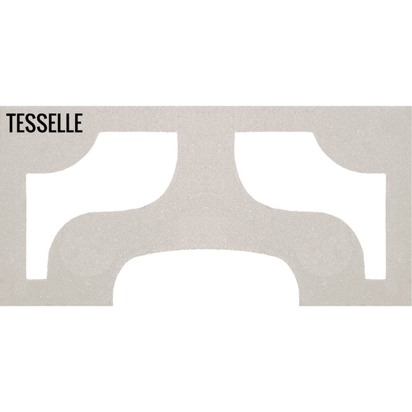 Ipanema White 15.4" x 7.5" Breeze Blocks by Karin Jeske