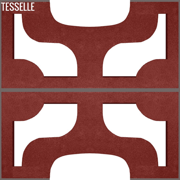 Ipanema Brick 15.4" x 7.5"  Breeze Blocks by Karin Jeske