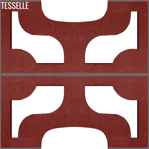 Ipanema Brick 15.4" x 7.5"  Breeze Blocks by Karin Jeske