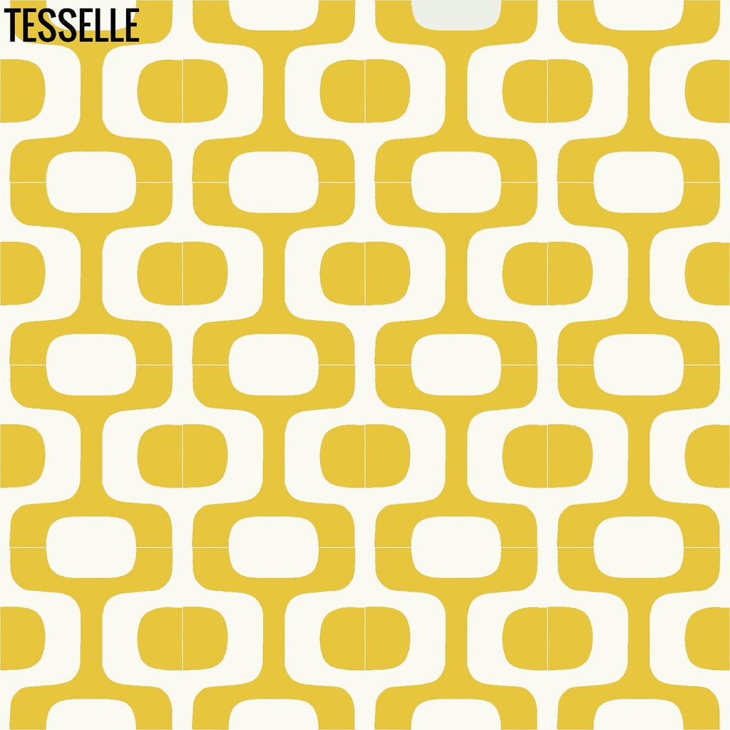 Ipanema Girassol 8" Square Cement Tile 4x4 repeat